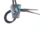 Vintage Navajo Sterling turquoise bolo tie - Estate Fresh Austin