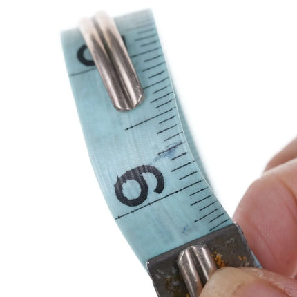 6.25" Vintage Navajo Sterling/turquoise cuff bracelet w - Estate Fresh Austin