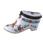 Vintage Neiman Marcus Limoges Hand Painted Trinket box shaped like a shoe - Estate Fresh Austin