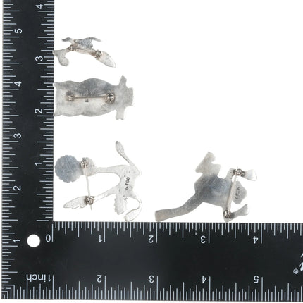 Vintage Nellie Tso Navajo and other sterling animal pins - Estate Fresh Austin