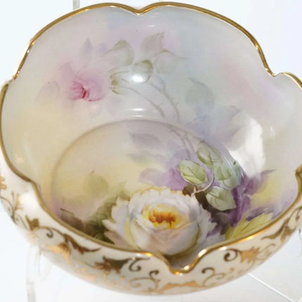 Vintage Noritake hand painted artist signed bowl - Estate Fresh Austin