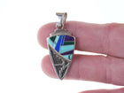 Vintage O James Navajo Channel inlay Arrowhead pendant from The Touch of Santa F - Estate Fresh Austin