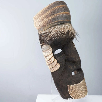 Vintage Oaxaca Mexico Armadillo Dance mask - Estate Fresh Austin