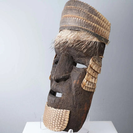 Vintage Oaxaca Mexico Armadillo Dance mask - Estate Fresh Austin