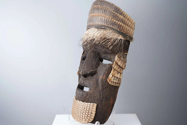 Vintage Oaxaca Mexico Armadillo Dance mask - Estate Fresh Austin