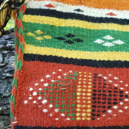 Vintage Pair Moroccan African Tribal Berber Pillows c.1960 new Never Used 23" x - Estate Fresh Austin