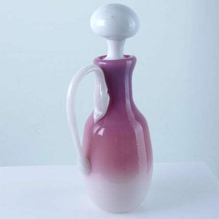 Vintage Peachblow Art Glass Cruet - Estate Fresh Austin