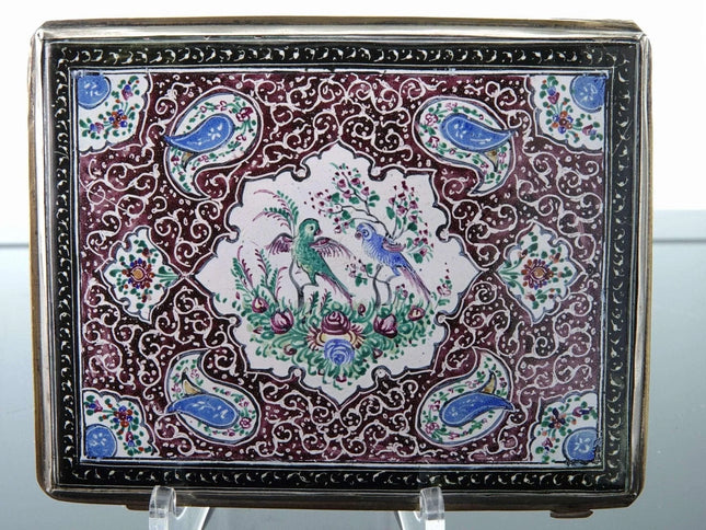 Vintage Persian Enamel case - Estate Fresh Austin