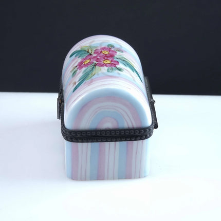 Vintage Rochard Trinket Box Limoges hand painted - Estate Fresh Austin