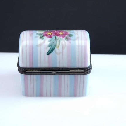 Vintage Rochard Trinket Box Limoges hand painted - Estate Fresh Austin