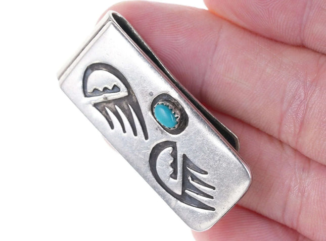 Vintage Sadie Sam Native American Sterling money clip - Estate Fresh Austin