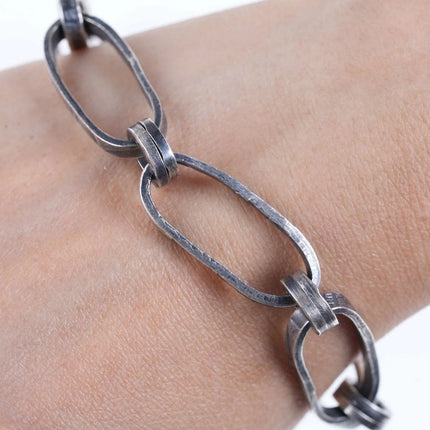 Vintage Southwestern Coin Silver link bracelet - Estate Fresh Austin