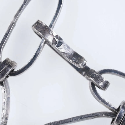 Vintage Southwestern Coin Silver link bracelet - Estate Fresh Austin