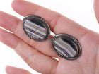 Vintage Southwestern Sterling and agate cufflinks - Estate Fresh Austin