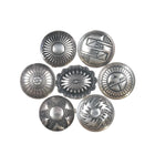 Vintage Southwestern sterling button set (7) - Estate Fresh Austin
