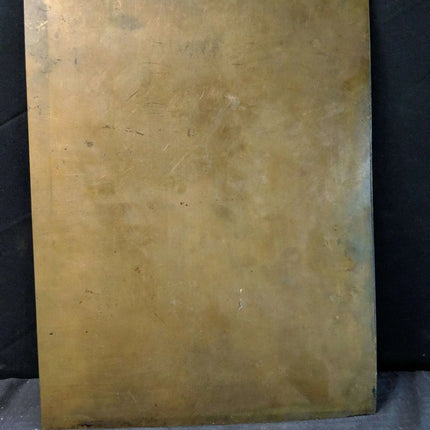 Vintage Steel Engraving on a bronze Sheet Coleccion Familia Aranda 1857 Children - Estate Fresh Austin