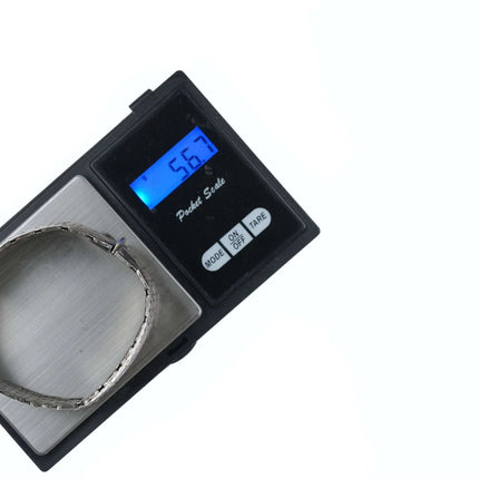 Vintage Sterling and brass engraved bracelet - Estate Fresh Austin