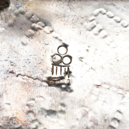 Vintage Sterling belt buckle in the overlay style - Estate Fresh Austin