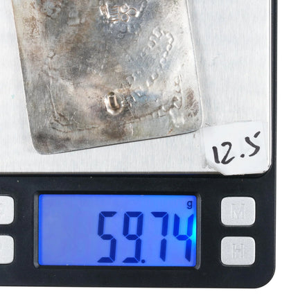 Vintage Sterling belt buckle in the overlay style - Estate Fresh Austin