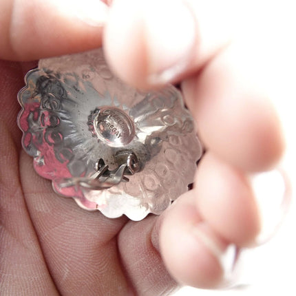 Vintage Sterling Clip On and Screw Back Earring Lot Begay Navajo - Estate Fresh Austin