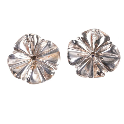 Vintage Sterling Lapis Lazuli earrings - Estate Fresh Austin