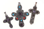 Vintage Sterling Matilde Poulat Style Cross pendant and others - Estate Fresh Austin