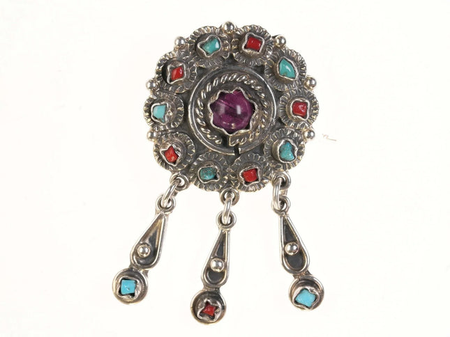 Vintage Sterling Matilde Poulat Style Pendant/pin - Estate Fresh Austin