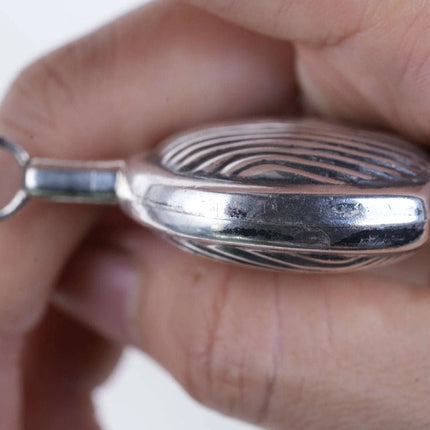 Vintage Sterling silver perfume dropper pendant - Estate Fresh Austin