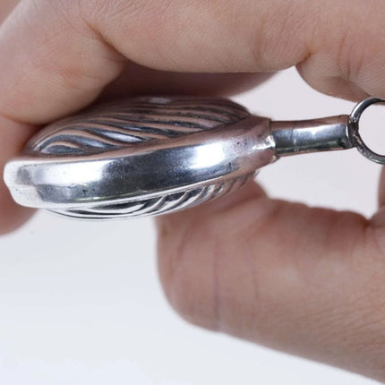 Vintage Sterling silver perfume dropper pendant - Estate Fresh Austin