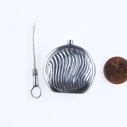 Vintage Sterling silver perfume dropper pendant - Estate Fresh Austin