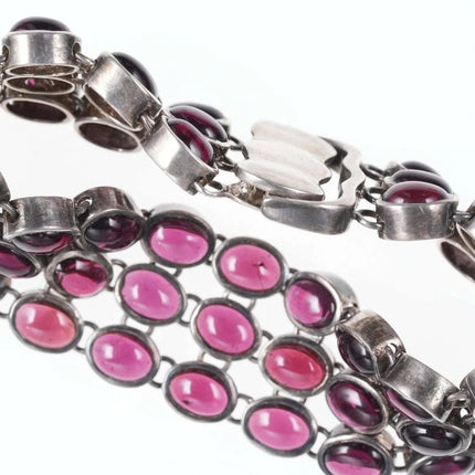 Vintage Sterling silver Tourmaline bracelet - Estate Fresh Austin