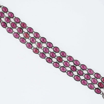 Vintage Sterling silver Tourmaline bracelet - Estate Fresh Austin