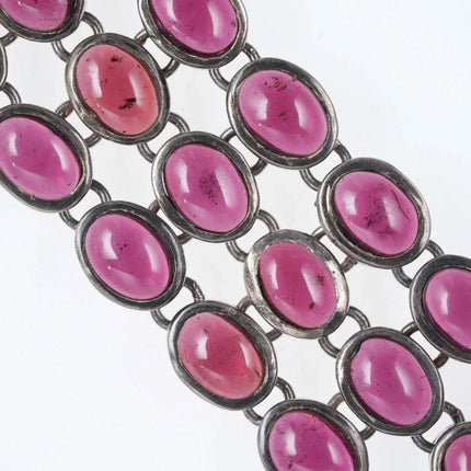 Vintage Sterling silver Tourmaline bracelet - Estate Fresh Austin