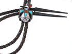 Vintage Sterling Zuni Thunderbird bolo tie m - Estate Fresh Austin