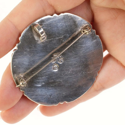 Vintage Taxco Sterling/granite pendant - Estate Fresh Austin