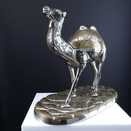 Vintage Thorens Swiss Music Box By Fred Zimbalist in the Form of a Camel Sculptu - Estate Fresh Austin