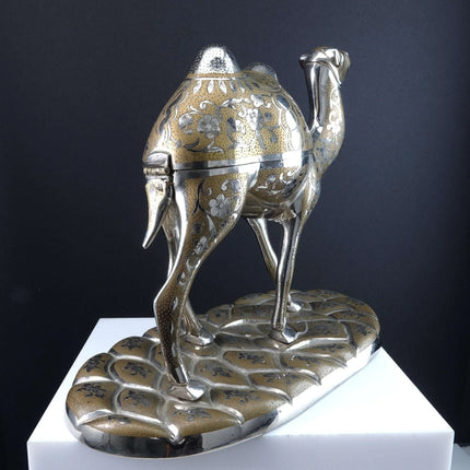 Vintage Thorens Swiss Music Box By Fred Zimbalist in the Form of a Camel Sculptu - Estate Fresh Austin