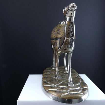 Vintage Thorens Swiss Music Box By Fred Zimbalist in the Form of a Camel Sculptu - Estate Fresh Austin