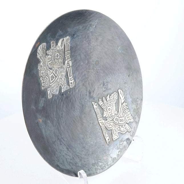 Vintage Vicky Industria Peruana Sterling Silver Overlay Copper Pre-Columbian Inc - Estate Fresh Austin