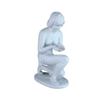 Vintage Wallendorf Porcelain Woman White Bisque Figure - Estate Fresh Austin