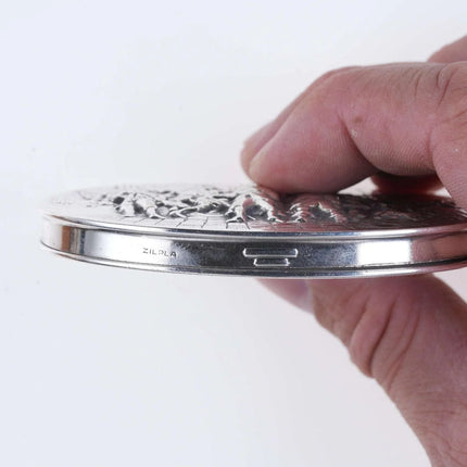 Vintage Zilpla Dutch Silver Compact - Estate Fresh Austin