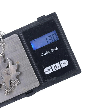 Vintage Zuni Charles and Mary Ann Poncho Channel inlay Eagle dancer pendant - Estate Fresh Austin