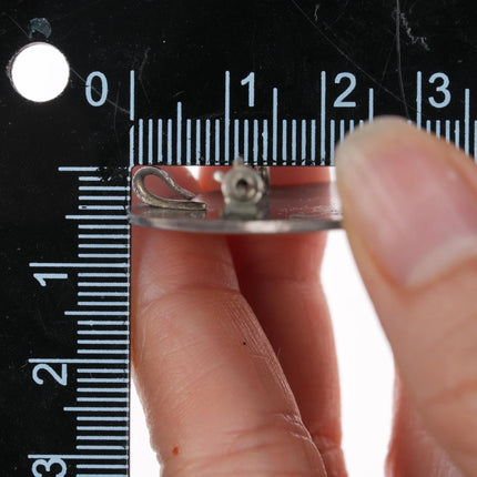 Vintage Zuni sterling flush inlay thunderbird pendant/pin - Estate Fresh Austin