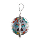 Vintage Zuni Sunface/thunderbird sterling channel inlay spinner pendant - Estate Fresh Austin