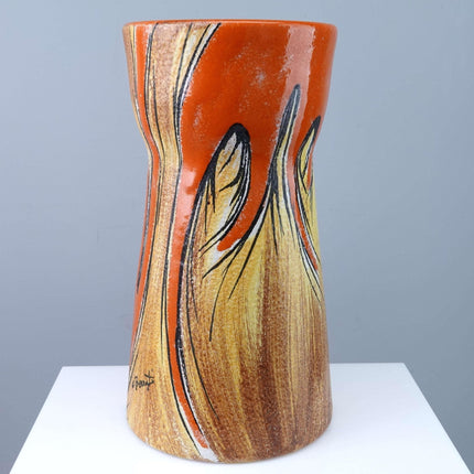 VITTORIA MAZZOTTI (1907 - 1985) Mid Century Modern Abstract Vase Artist Signed - Estate Fresh Austin