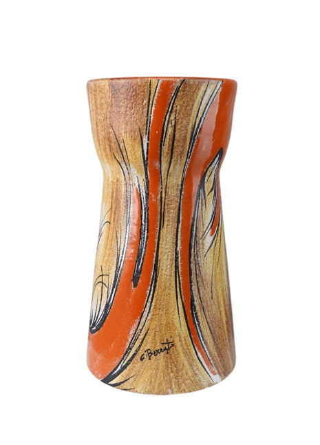 VITTORIA MAZZOTTI (1907 - 1985) Mid Century Modern Abstract Vase Artist Signed - Estate Fresh Austin