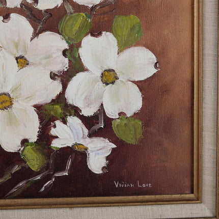 Vivian Love(1908-1982) Floral Still Life Listed Texas Artist - Estate Fresh Austin