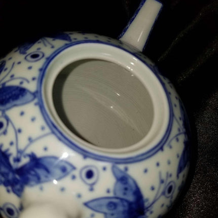 Wan Zhiping Jingdezhen Chinese Blue and White Underglaze tea set - Estate Fresh Austin