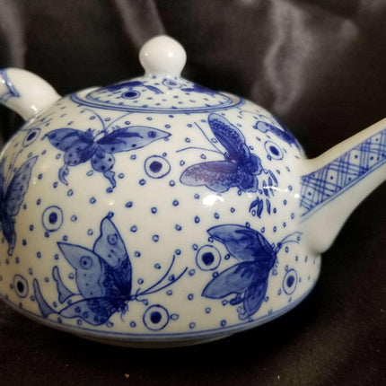 Wan Zhiping Jingdezhen Chinese Blue and White Underglaze tea set - Estate Fresh Austin