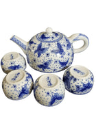 Wan Zhiping Jingdezhen Chinese Blue and White Underglaze tea set - Estate Fresh Austin